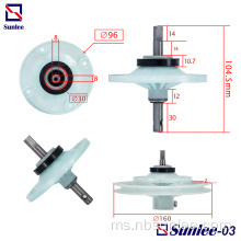 Pengurang mesin basuh aci persegi 8x8mm P Shaft